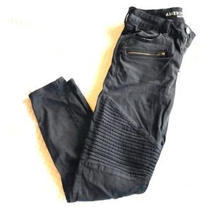 American eagle moto pants size 0